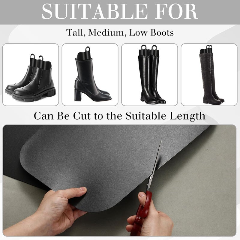 Perthlin 8 Packs Boot Shaper Shape Inserts Multisized 12/14/16 Inches Tall Boot Support for Women Men - Image 4